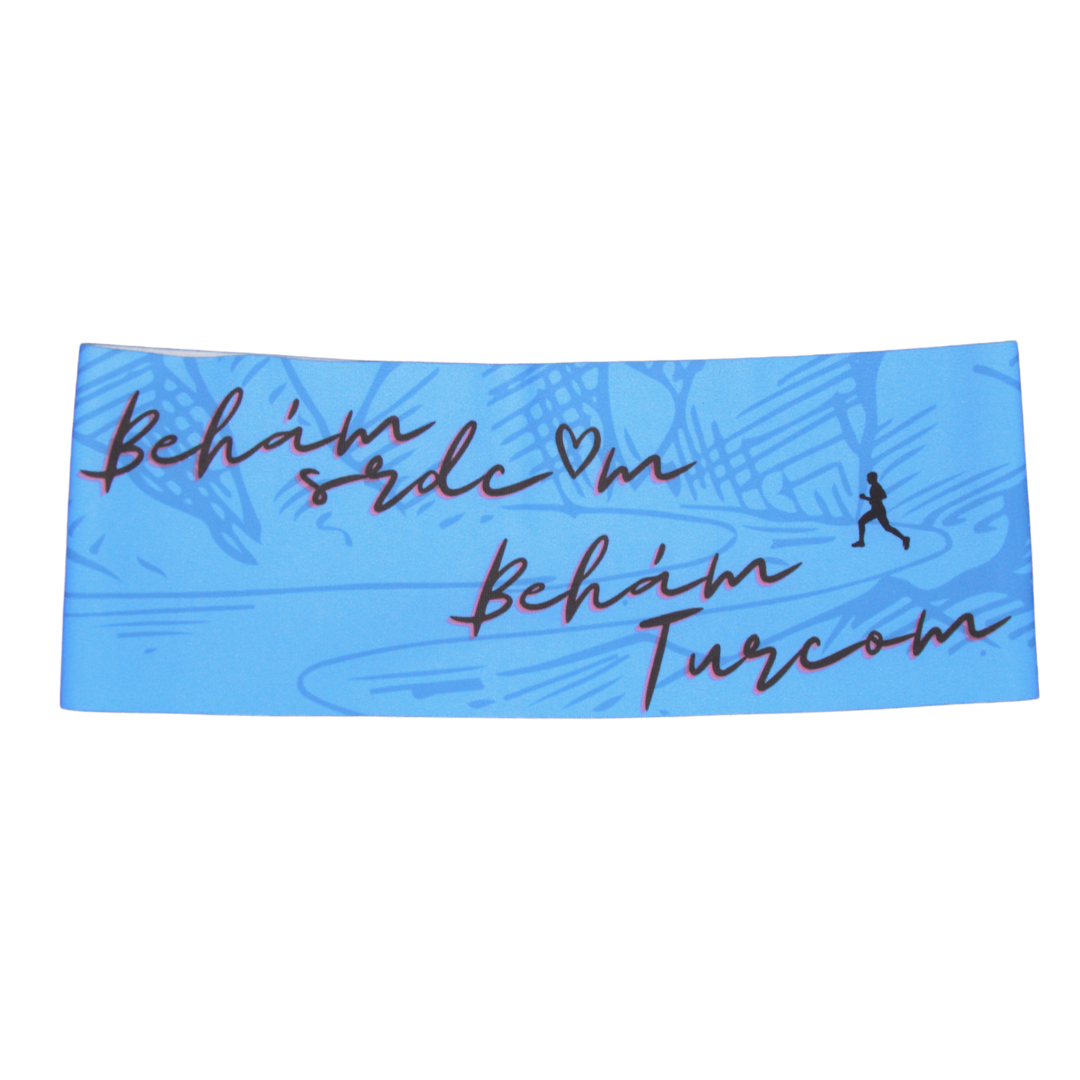 Čelenka TessSport Behám ♡, behám Turcom - modrá